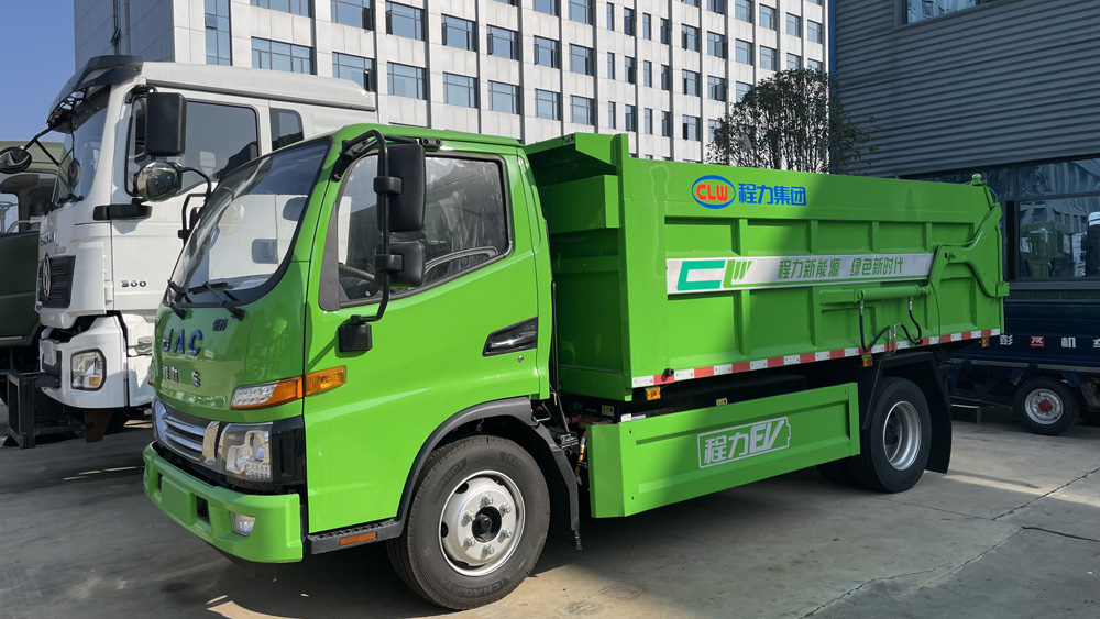 江淮駿鈴純電動廂式垃圾運輸車圖片1