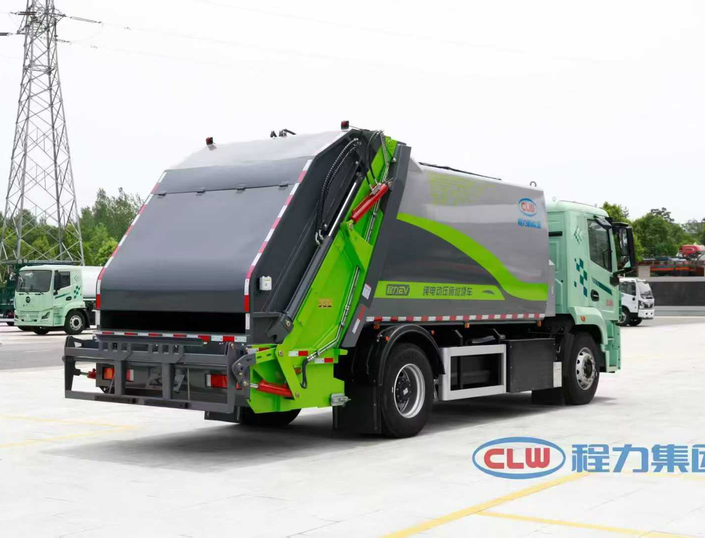 程力星馳12方純電動壓縮式垃圾車EV圖片4