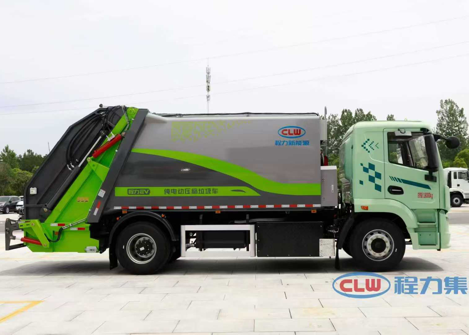 程力星馳12方純電動壓縮式垃圾車EV圖片3