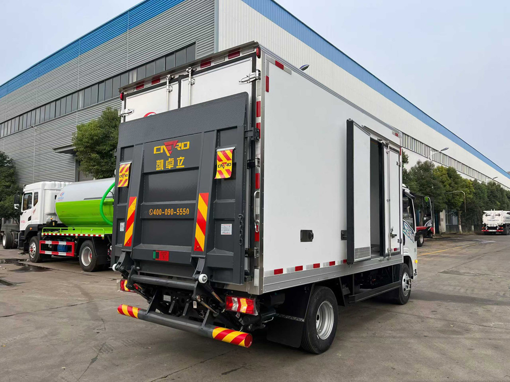 陜汽智云S300山區版165度電純電動冷藏車圖片4