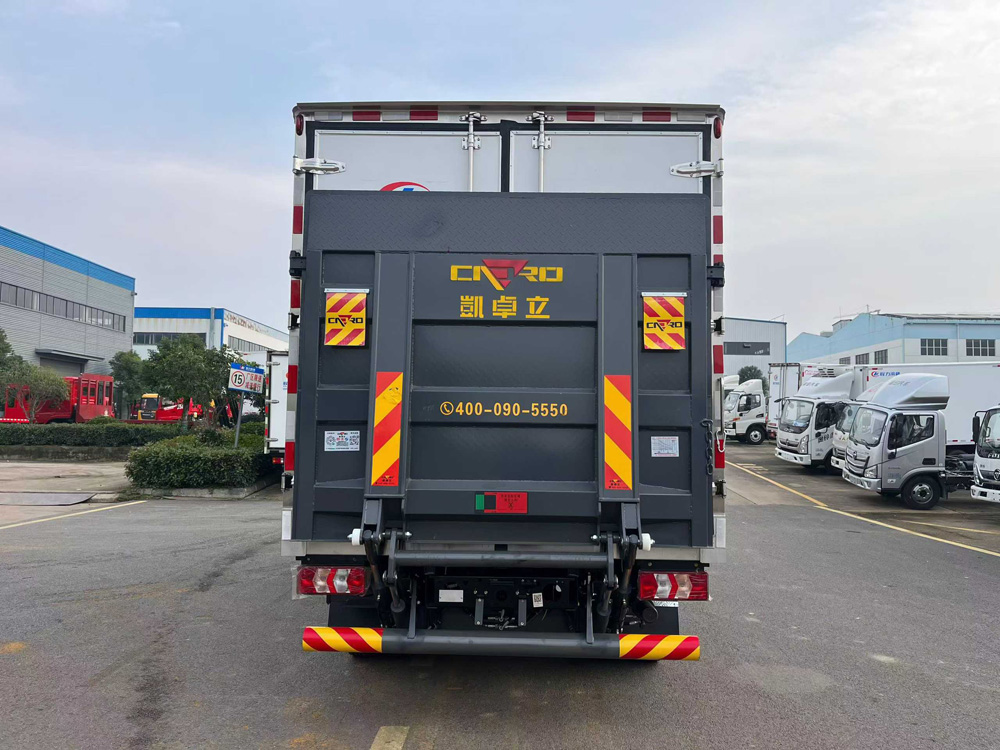 陜汽智云S300山區版165度電純電動冷藏車圖片5