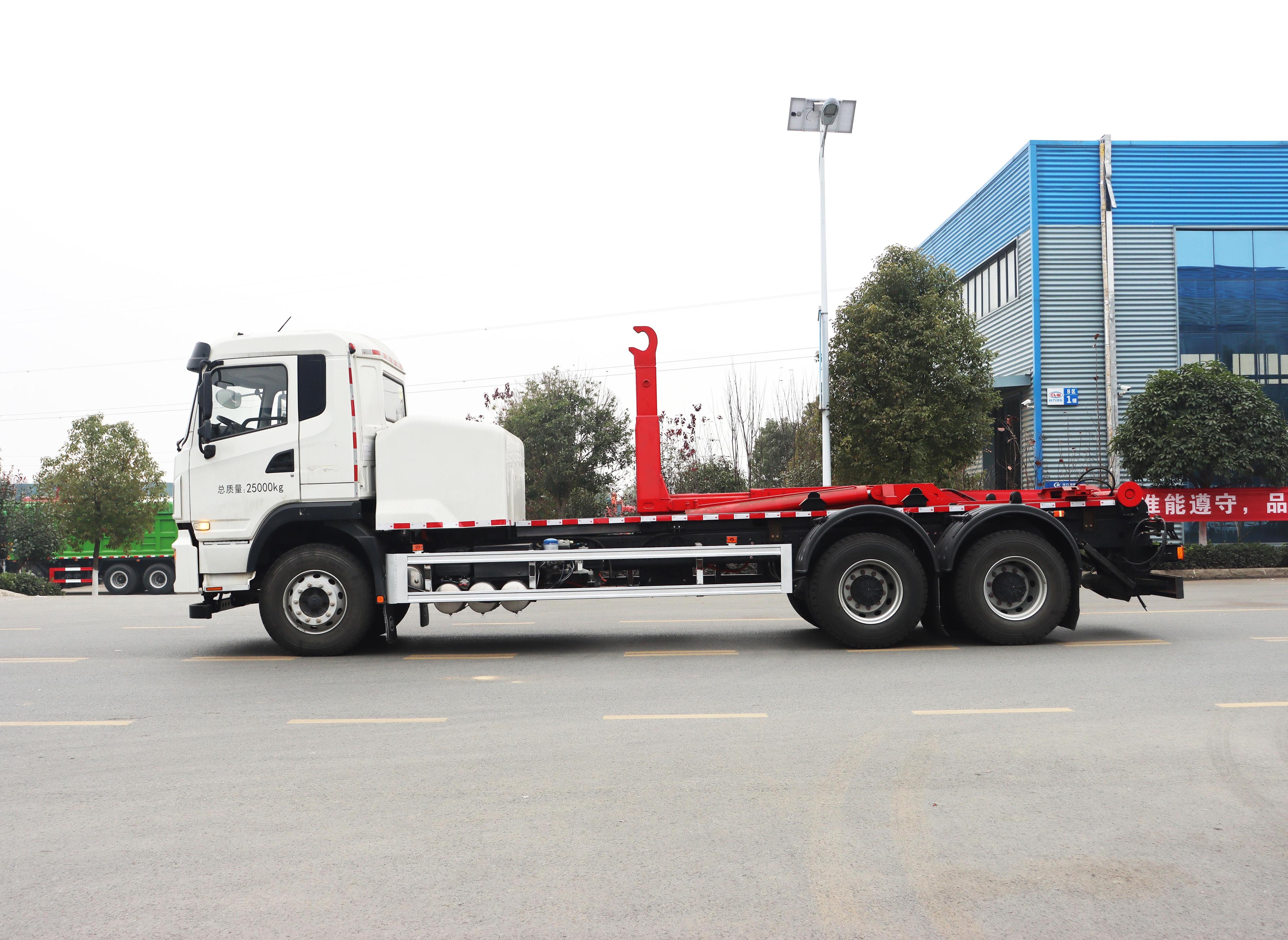 東風天錦18方純電動車廂可卸式垃圾車圖片3