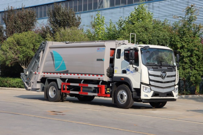 福田歐曼行星14-18方壓縮垃圾車新款圖片1